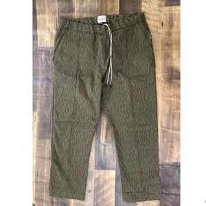 Crooks & Castles Olive chino Patterned Joggers